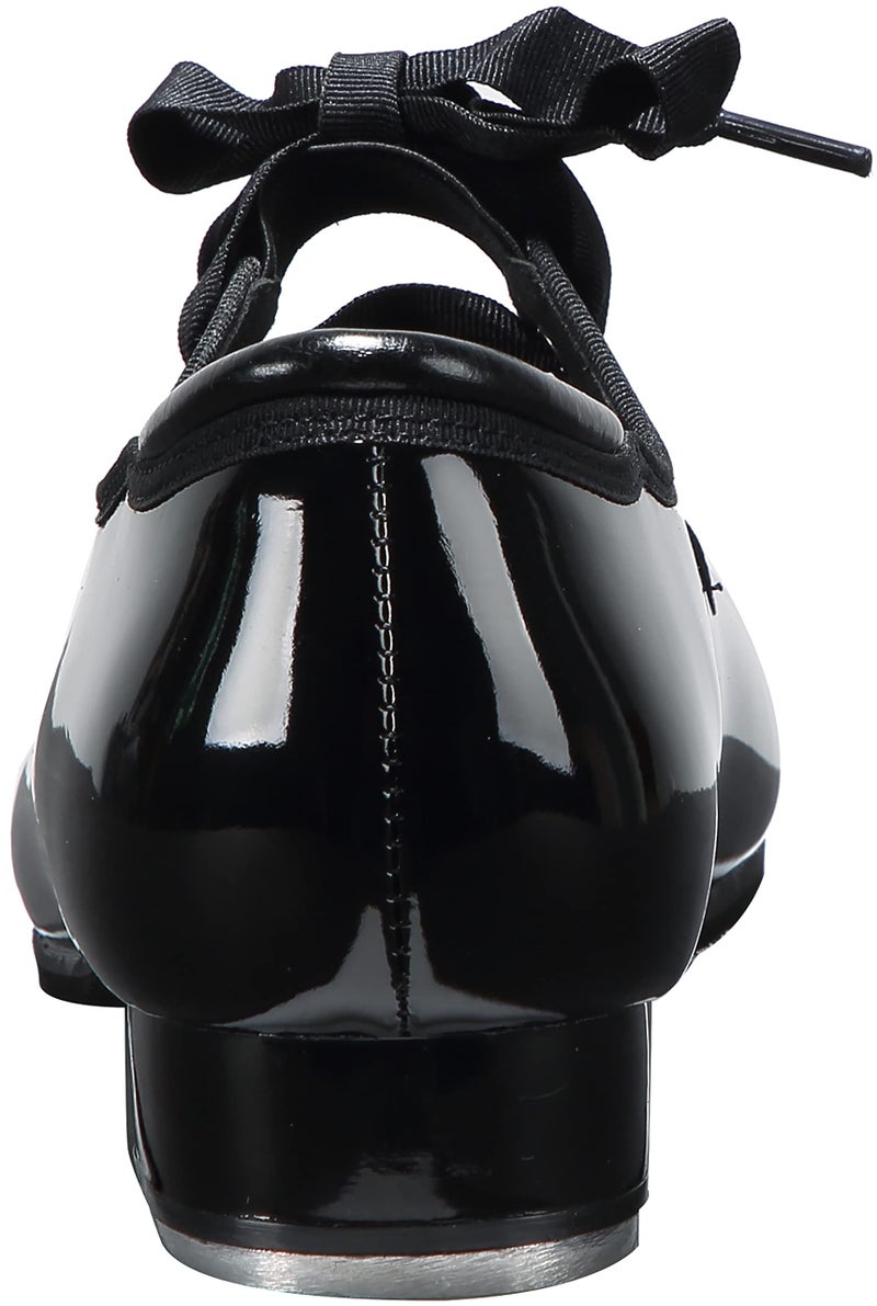 Linodes Leather/Patent Tap Shoe for Girls and Boys (Toddler/Little Kid/Big Kid)-Black-2.5M-Little Kid - Image 2